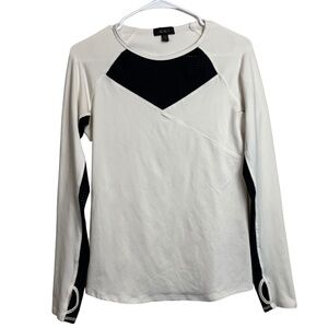 ALALA White Long Sleeve Athleisure Top Size S women